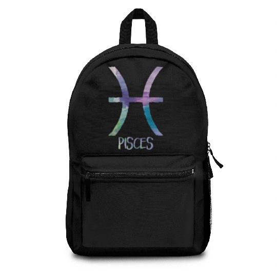 Pisces Zodiac Symbol Astrology Fish Water Sign Backpacks