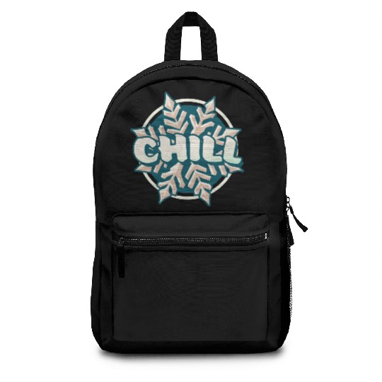 Chill Winter Snowflake Backpacks