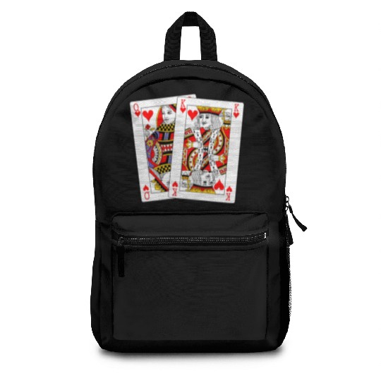 Queen and King of Hearts Backpacks