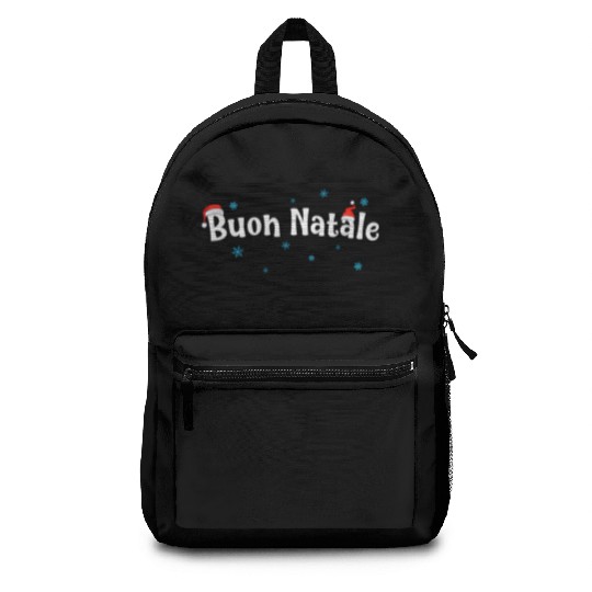 Buon Natale Italian Backpacks