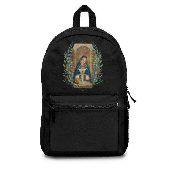 Our Lady Of Altagracia Virgen De Dominicana Backpacks