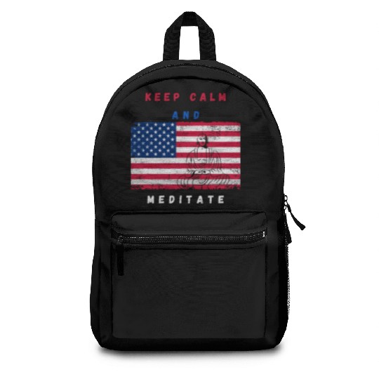 Independence Day Buddha Meditation Backpacks
