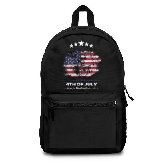 4th Of July Suck It England George Washington 1776 Backpacks