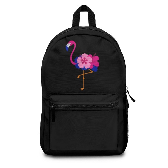 Flower Flamingo Backpacks