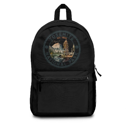 Yosemite National Park Vintage Style Half Dome Backpacks