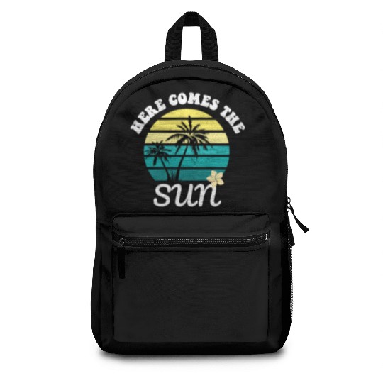 Here comes the sun Summer vacation Backpacks
