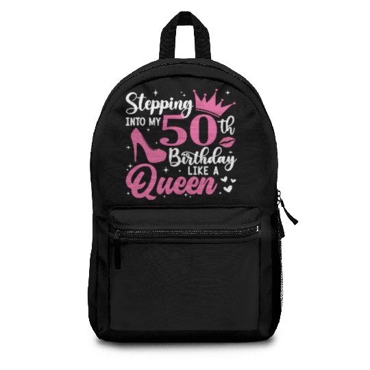 Stepping Into My 50th Birthday Like A Queen Backpacks