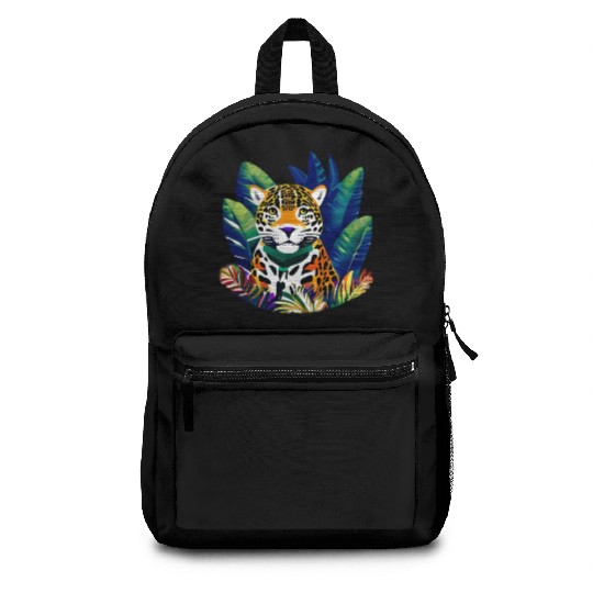 Jaguar in the Tropics Backpacks