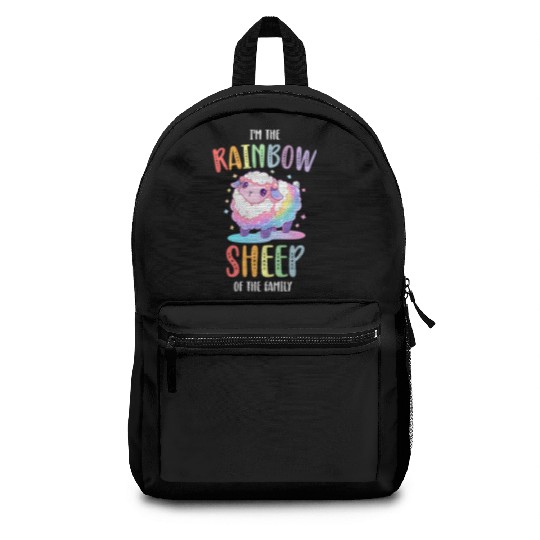 Rainbow Sheep LGBTQ Transgender Pride Community Backpacks
