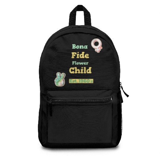 DESIGNBona Fide Flower Child Est 1960s Backpacks