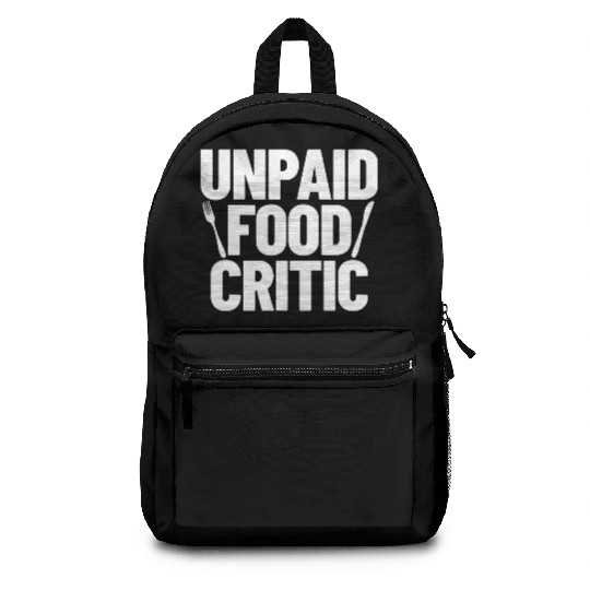 Food Critic Chef Cook retro Backpacks