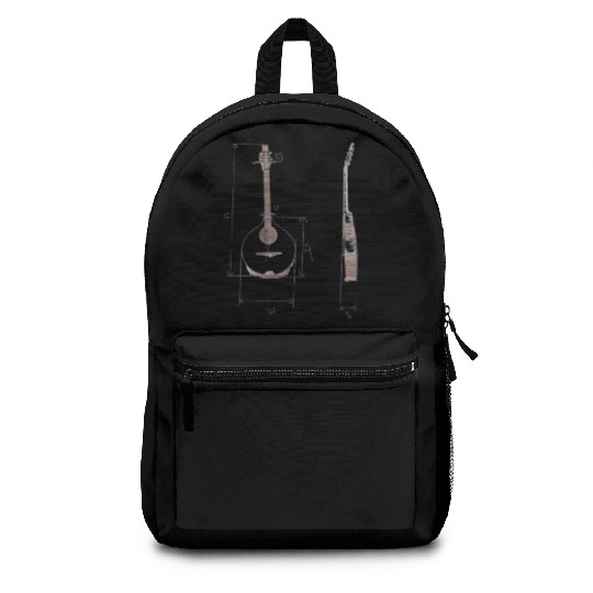 Irish Bouzouki Instrument Greek Backpacks