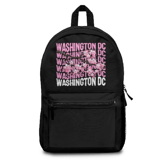 Washington DC Backpacks, Cherry Blossom Floral Pop