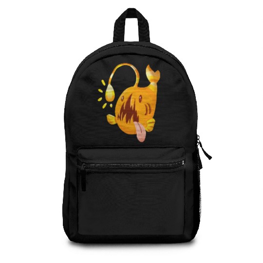 The Orange Candy Corn Angler Fish Backpacks