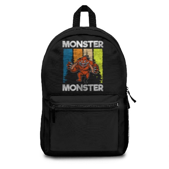 Monster Fright Character Monster Hunter Backpacks