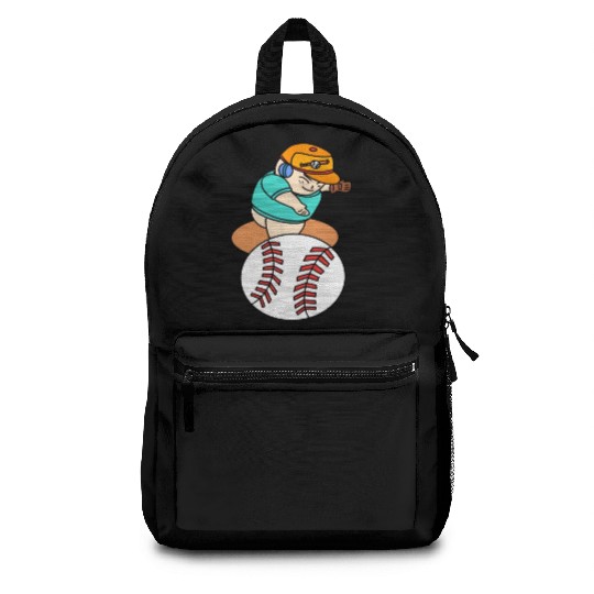 Cute Chibi Baseball Pitcher Backpacks
