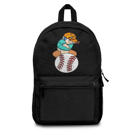 Cute Chibi Baseball Pitcher Backpacks
