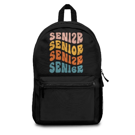 Retro Senior 2026 Graduation Class Of 2026 Back Backpacks