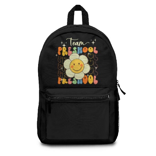 Happy Back To School Team Pre K Preschool Teacher Backpacks