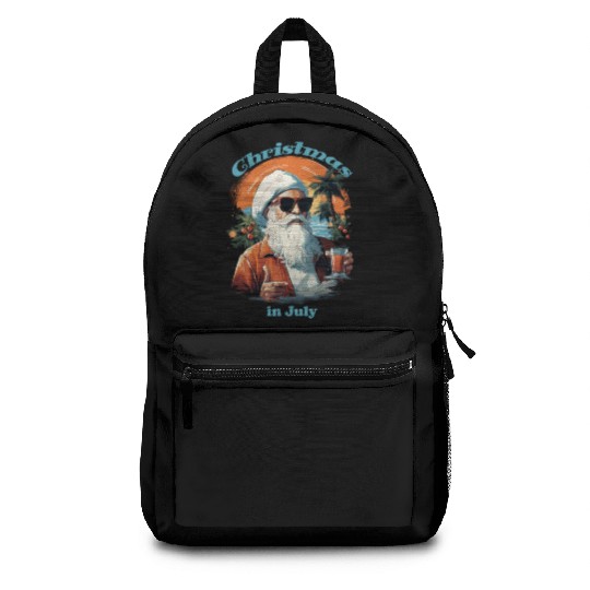 Beachside Santa | "Christmas in July" Festive Backpacks