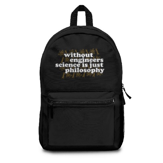 Philosophy Teacher Poetry Reading Book Science Backpacks