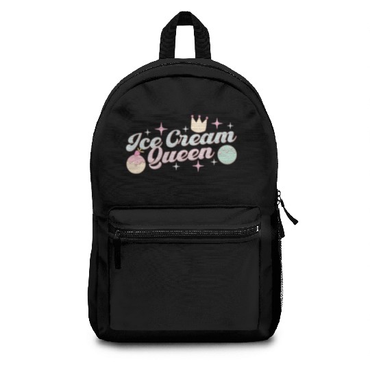 Ice Cream Queen, Happy Summer Holiday Backpacks