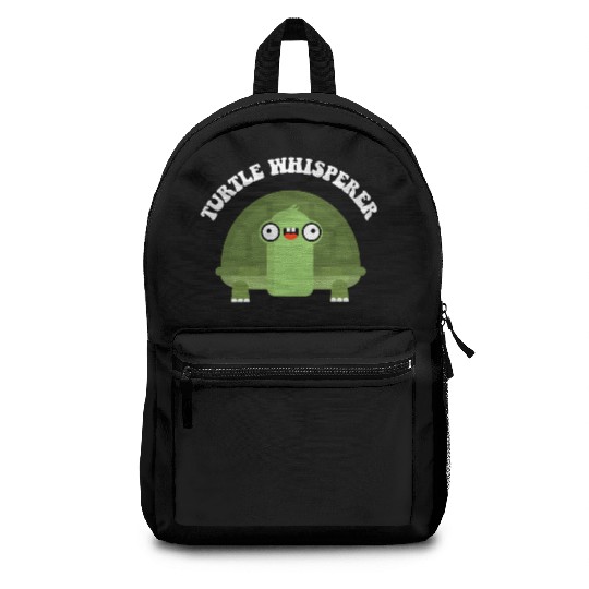 Funny Green Turtle Cute Turtle Lover Turtle Backpacks