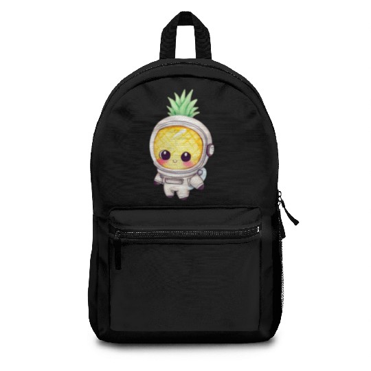 Kawaii astronauts pineapple Backpacks