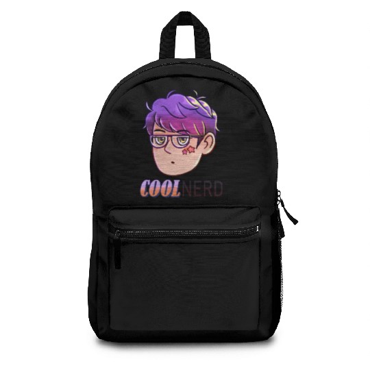 Cool Nerd - Colour Purple design Backpacks