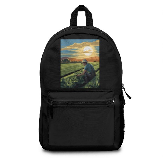 Farming Farmer Farm Agriculture Backpacks