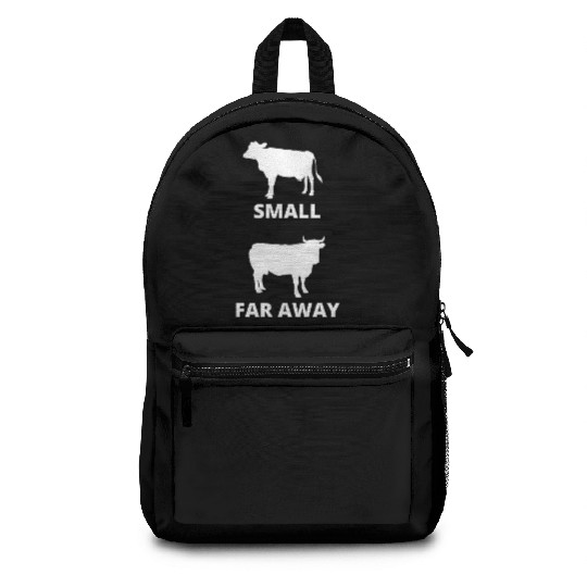 Small Cow Far Away Backpacks Funny Father Ted Dougal