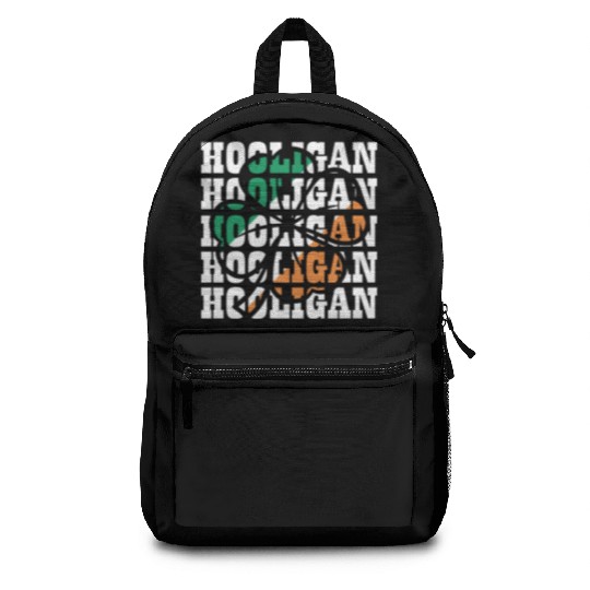 Hooligan Irish Flag Clover Leaf Backpacks