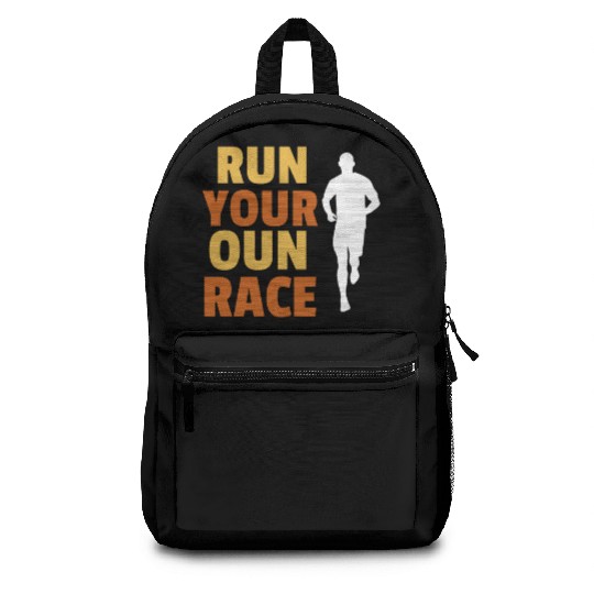 Run your own race, Race walking Backpacks