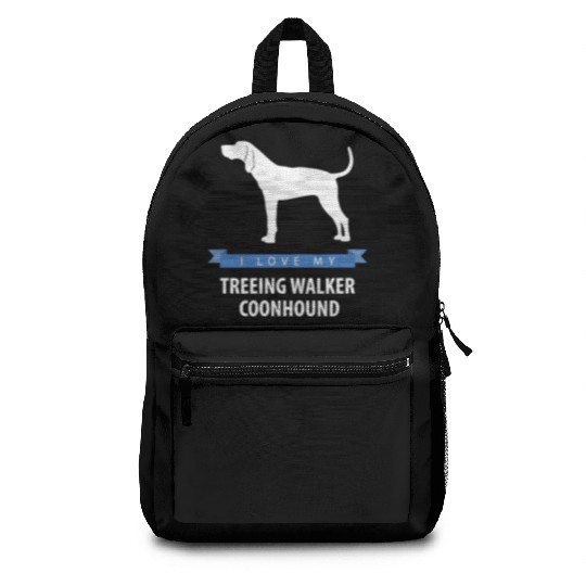 I Love My Treeing Walker Coonhound Backpacks
