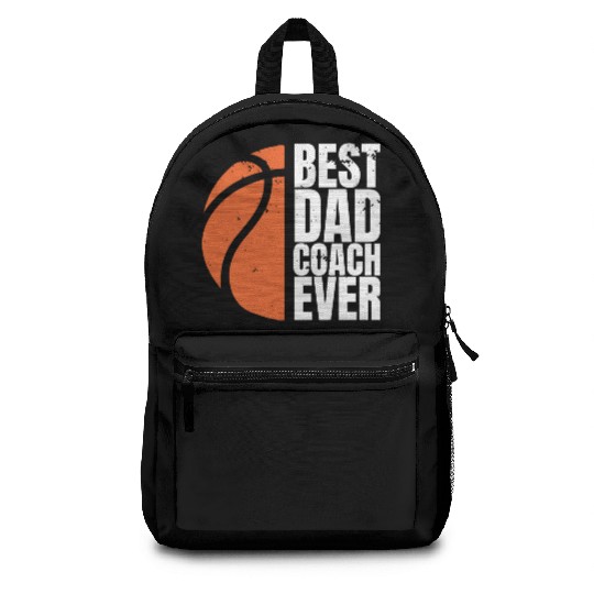 BEST DAD COACH EVER Backpacks