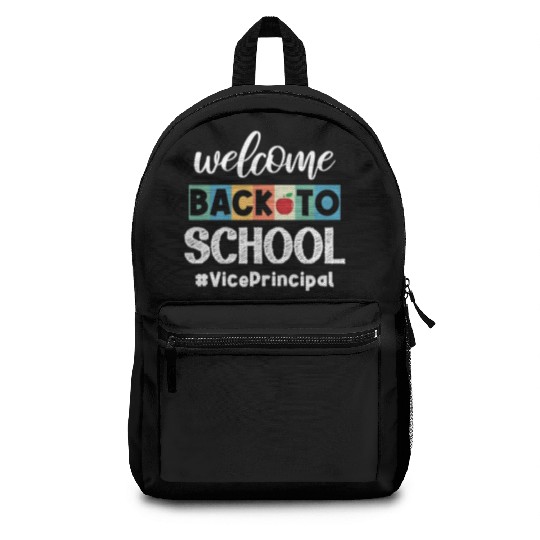 Welcome Back To School Happy Vice Principal Squad Backpacks