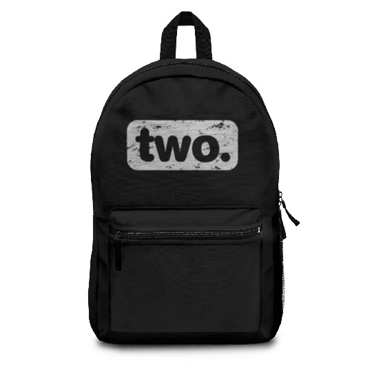 Number 2 Men Women 2nd Wedding Anniversary Him Her Backpacks