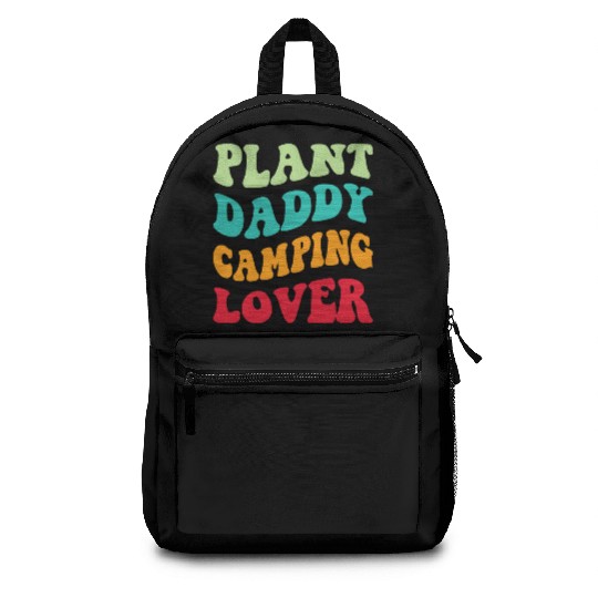 Plant Daddy Camping Lover Backpacks
