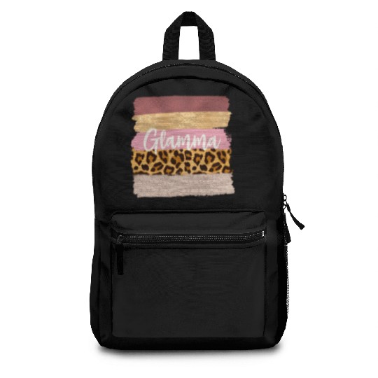 Glamma Glam Ma Nana Leopard Backpacks