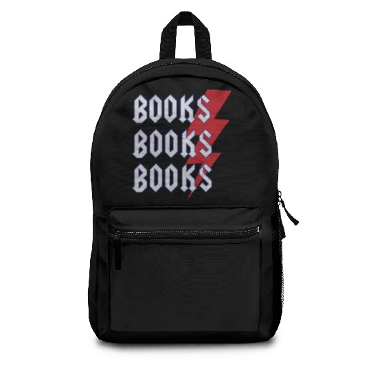Reading Teacher Cool Books Thunderbolt Men Women Backpacks