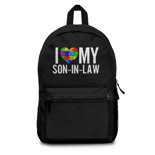 I Love My Son-In-Law Backpacks