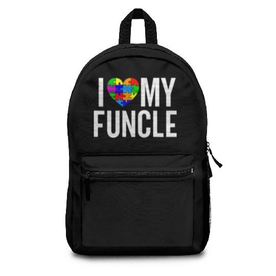 I Love My Funcle Backpacks