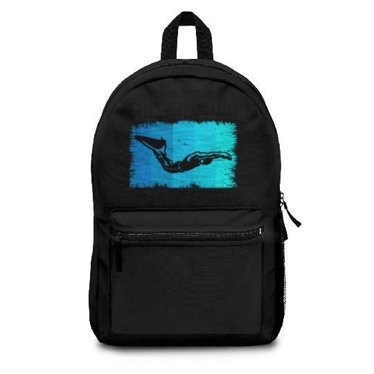 Finswimming Fin Swimming Swimmer Swim Water sport Backpacks