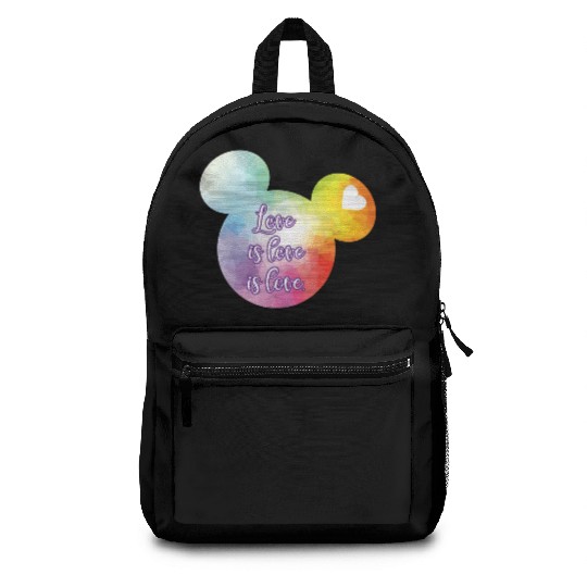 Right Chest Love Is Love Backpacks