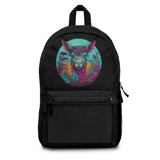 Neon Llama Backpacks