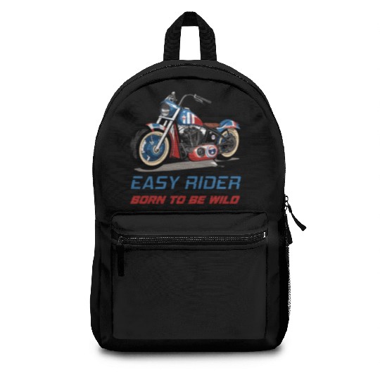 Easy Rider Motorcycle Chopper Stars and Stripes Backpacks