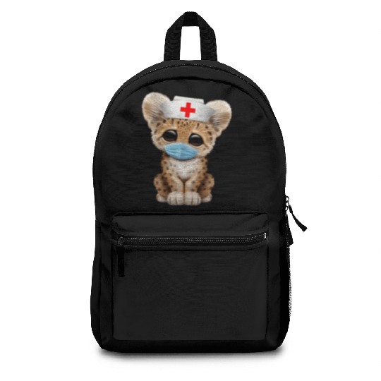 Cute Leopard Cub Nurse Backpacks