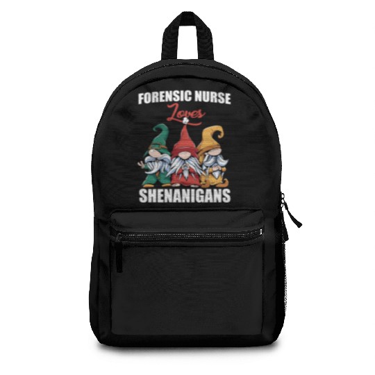Funny Forensic Nurse St. Patrick's Day Backpacks