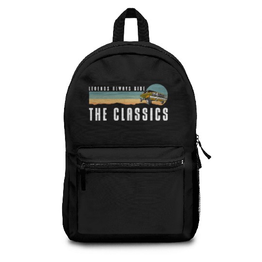 Classic Car Muscle Car Mechatronics Engineer Motor Backpacks