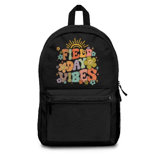 Field Day Vibes Summer Teacher Last Day Of School Backpacks